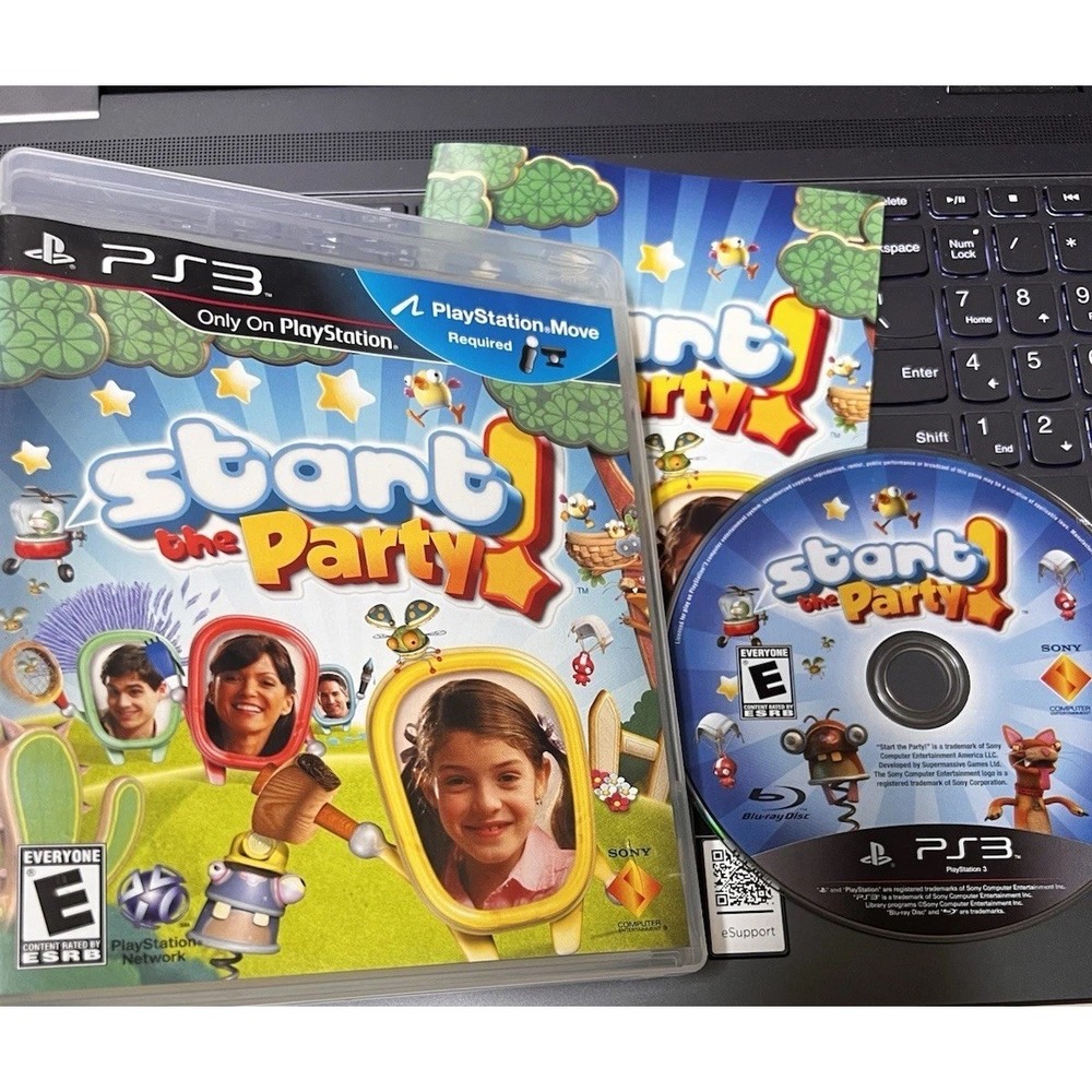 Start the Party! Sony PlayStation 3 PS3 Game PS‎ Move Required CIB